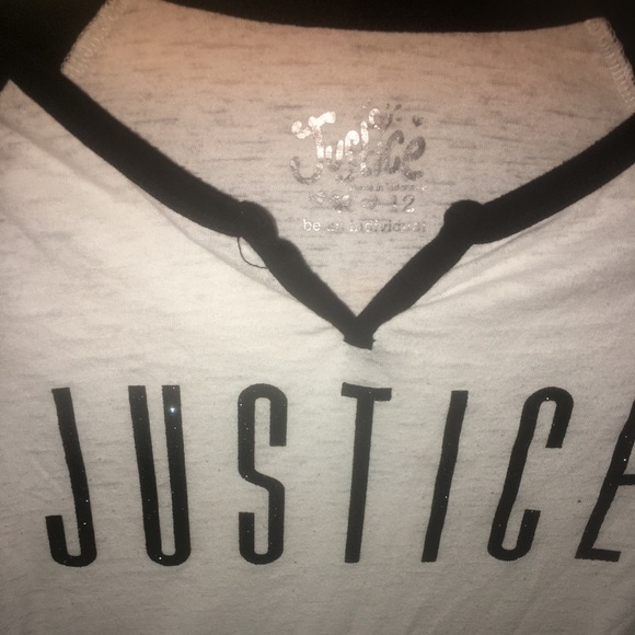 Girls justice baseball tee - Picture 2 of 3